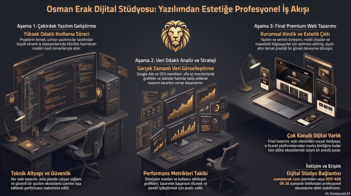 Osman Erak dijital stüdyo iş akışı