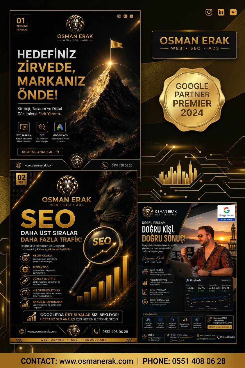 Osman Erak web SEO ve Google Ads