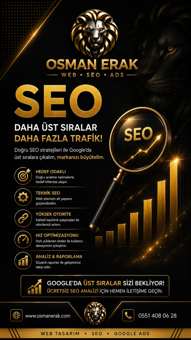 SEO afişi