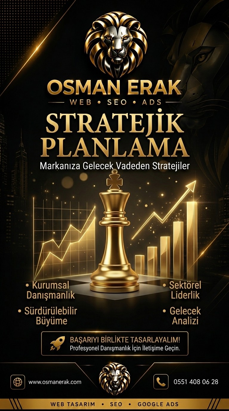 Stratejik planlama afişi