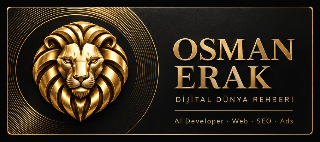 Osman Erak kartviziti ön yüz: Dijital dünya rehberi